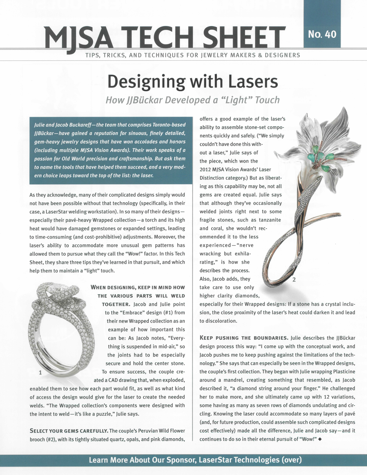 MJSA Journal, Tech Sheet 8/2014